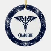 Arztassistent Krankenschwester Keramik Ornament (Vorne)