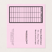 Arztbeobachter-Gynäkologen Personalausweis Visitenkarten (Außenseite Aufgefaltet)