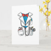 Arztbesuch Karte (Gelbe Blume)