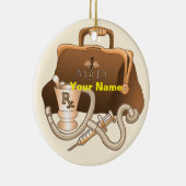 Arztbeutel Keramik Ornament (Rechts)