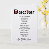 Arztbewertungskarte Karte (Gelbe Blume)