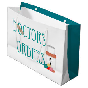 Ärzte bestellen große Geschenktasche Geschenktüte