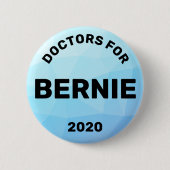 Ärzte für Bernie Sanders 2020 Button (Vorderseite)
