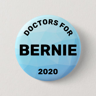 Ärzte für Bernie Sanders 2020 Button