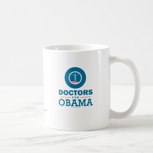 Ärzte für Obama Kaffeetasse (Rechts)