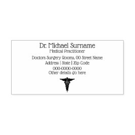 Ärzte im Gesundheitswesen DIY caduceus Permastempel