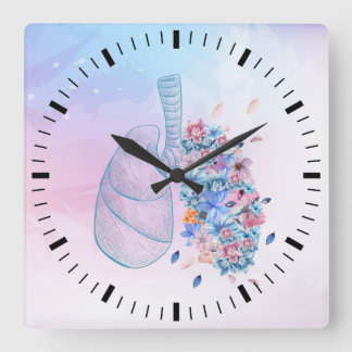 Ärzte, Klinik Quadratische Wanduhr