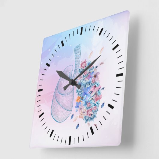 Ärzte, Klinik Quadratische Wanduhr (Winkel)