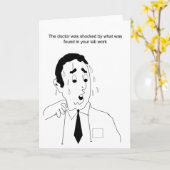 Ärzte können Ihrer Arbeit nicht glauben Karte (Gelbe Blume)