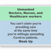 Ärzte, Krankenschwestern und medizinisches Vinyl Aufkleber (Vorderseite)