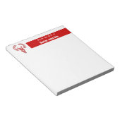 Ärzte Krankenschwestern Verschreibung Caduceus | P Notizblock (angewinkelt)