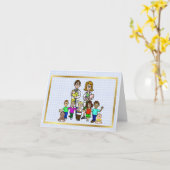 Ärzte mit Kinderkarte Karte (Gelbe Blume)
