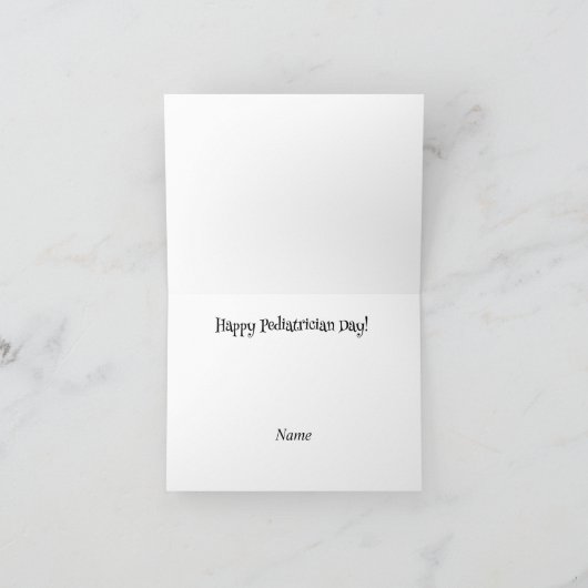 Ärzte mit Kinderkarte Karte (Innenseite)