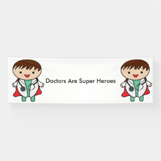 Ärzte sind Super Helden personalisieren Banner