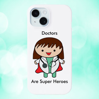Ärzte sind Super Heroes Female Funny Case-Mate iPhone Hülle