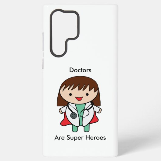 Ärzte sind Super Heroes Frau Funny Samsung Galaxy Hülle (Rückseite)