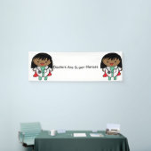 Ärzte sind Super Heroes Schwarze Frauen personalis Banner (Messeveranstaltung)