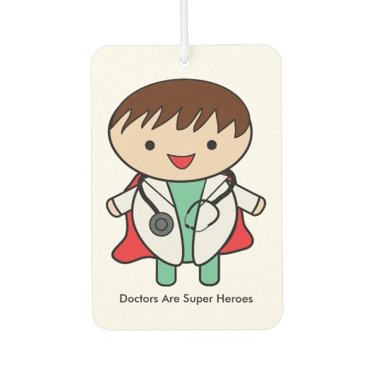 Ärzte sind Superhelden Autolufterfrischer (Vorderseite)