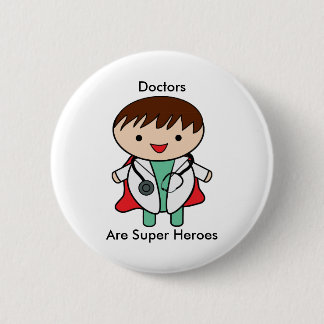 Ärzte sind Superhelden Button