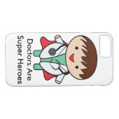 Ärzte sind Superhelden Case-Mate iPhone Hülle (Rückseite (Horizontal))