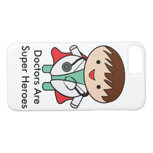 Ärzte sind Superhelden Case-Mate iPhone Hülle (Rückseite (Horizontal))