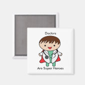 Ärzte sind Superhelden Magnet (Vorderseite/Rückseite)