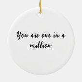 Ärzte sind wie Batterien Keramik Ornament (Hinten)