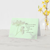 Ärzte Touch lebt Wildblume Karte (Gelbe Blume)