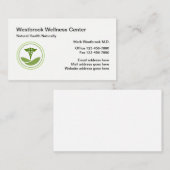 Ärzteamt für Medizintechnik Moderne Visitenkarte (Vorne/Hinten)