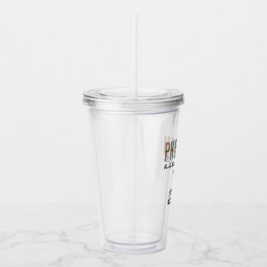 Ärzteassistent Ärzteassoziation Acryltrinkbecher (Rechts)