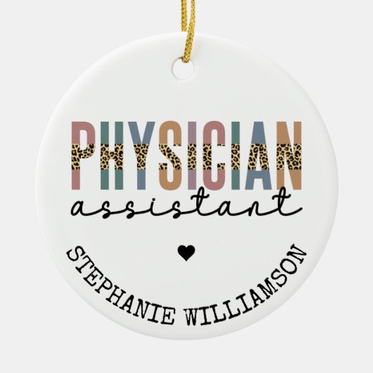 Ärzteassistent Ärzteassoziation Keramik Ornament (Vorne)