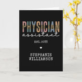 Ärzteassistent Ärzteassoziation PA Karte (Gelbe Blume)