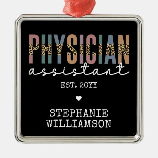 Ärzteassistent Ärzteassoziation PA Ornament Aus Metall (Vorne)
