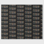 Ärzteassistent Ärzteverband PA Geschenkpapier (Flach)