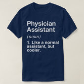 Ärzteassistent definiert Funny Definition T-Shirt (Design vorne)