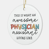 Ärzteassistent Funny Phantastisch PA Geschenke Keramik Ornament (Links)
