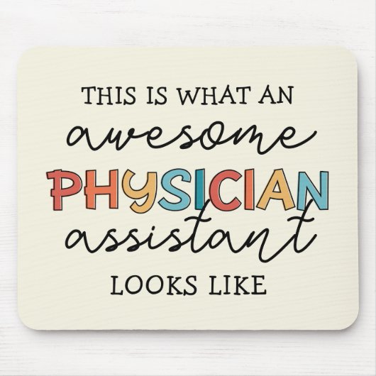 Ärzteassistent Funny Phantastisch PA Geschenke Mousepad (Vorne)
