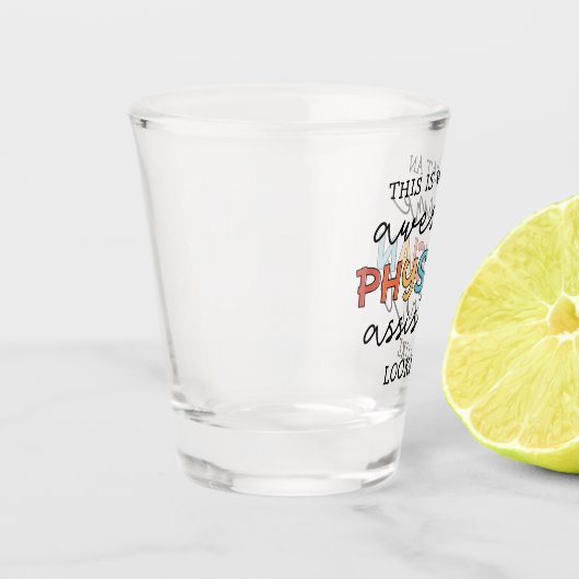 Ärzteassistent Funny Phantastisch PA Geschenke Schnapsglas (Links)