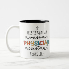 Ärzteassistent Funny Phantastisch PA Geschenke Zweifarbige Tasse