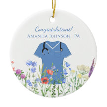 Ärzteassistent PA Blue Scrubs