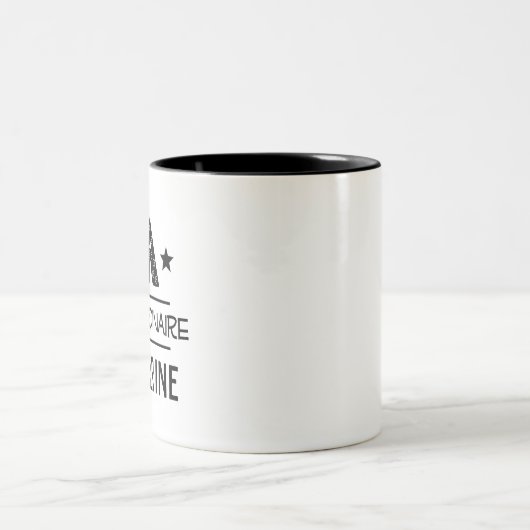 Ärzteassistent PA Geschenkidee Zweifarbige Tasse (Mittel)