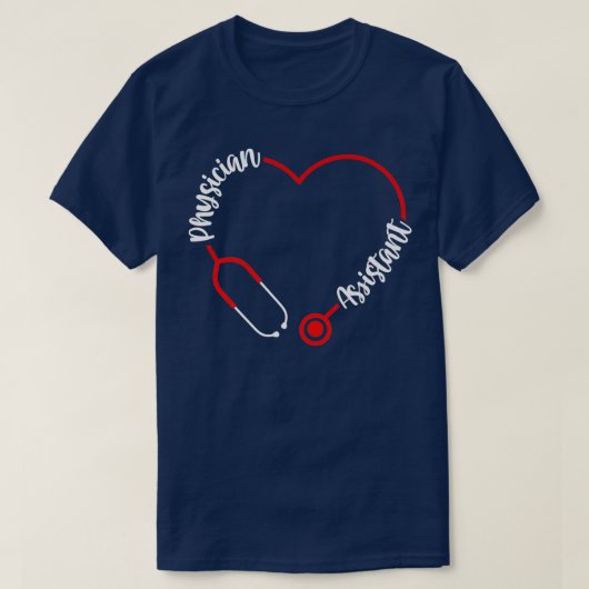 Ärzteassistent PA Schule Abschluss Student T-Shirt (Design vorne)