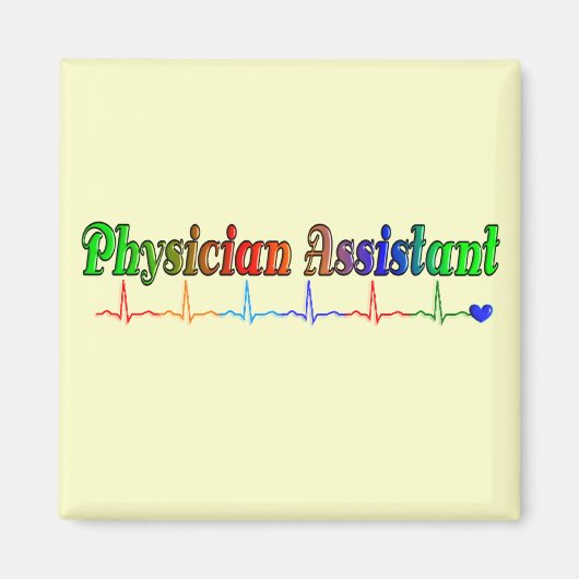 Ärzteassistent spendet T - Shirt und mehr Magnet (Vorne)