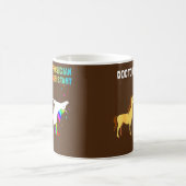 Ärzteassistent Unicorn-Tanz Kaffeetasse (Mittel)