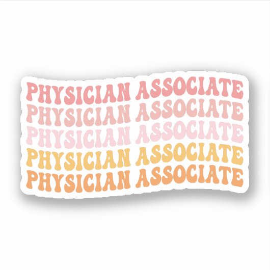 Ärzteassoziation Ärzteassistenzschule PA Aufkleber (Vorderseite)