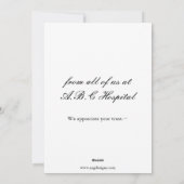 Ärzteberuf Rote Kreuzung Karte (Rückseite)