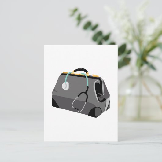 Ärztebeutel Postkarte (Stehend Vorderseite)