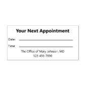 Ärztebüro Ihre nächste Erinnerung Permastempel (Design)