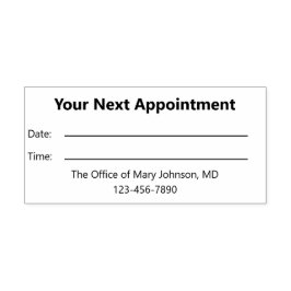 Ärztebüro Ihre nächste Erinnerung Permastempel