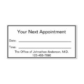 Ärztebüro Ihre nächste Erinnerung Permastempel (Design)